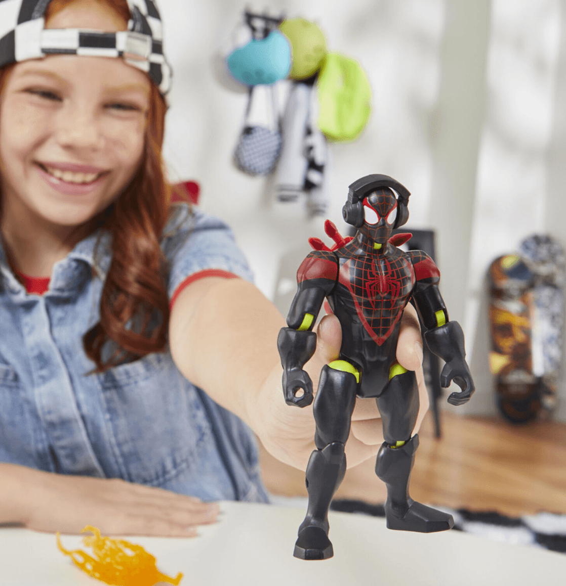 Produktbild Hasbro - MixMashers Marvel Miles Morales Spider-Man Mix-And-Match Action-Figur & Zubehör 4 von 6