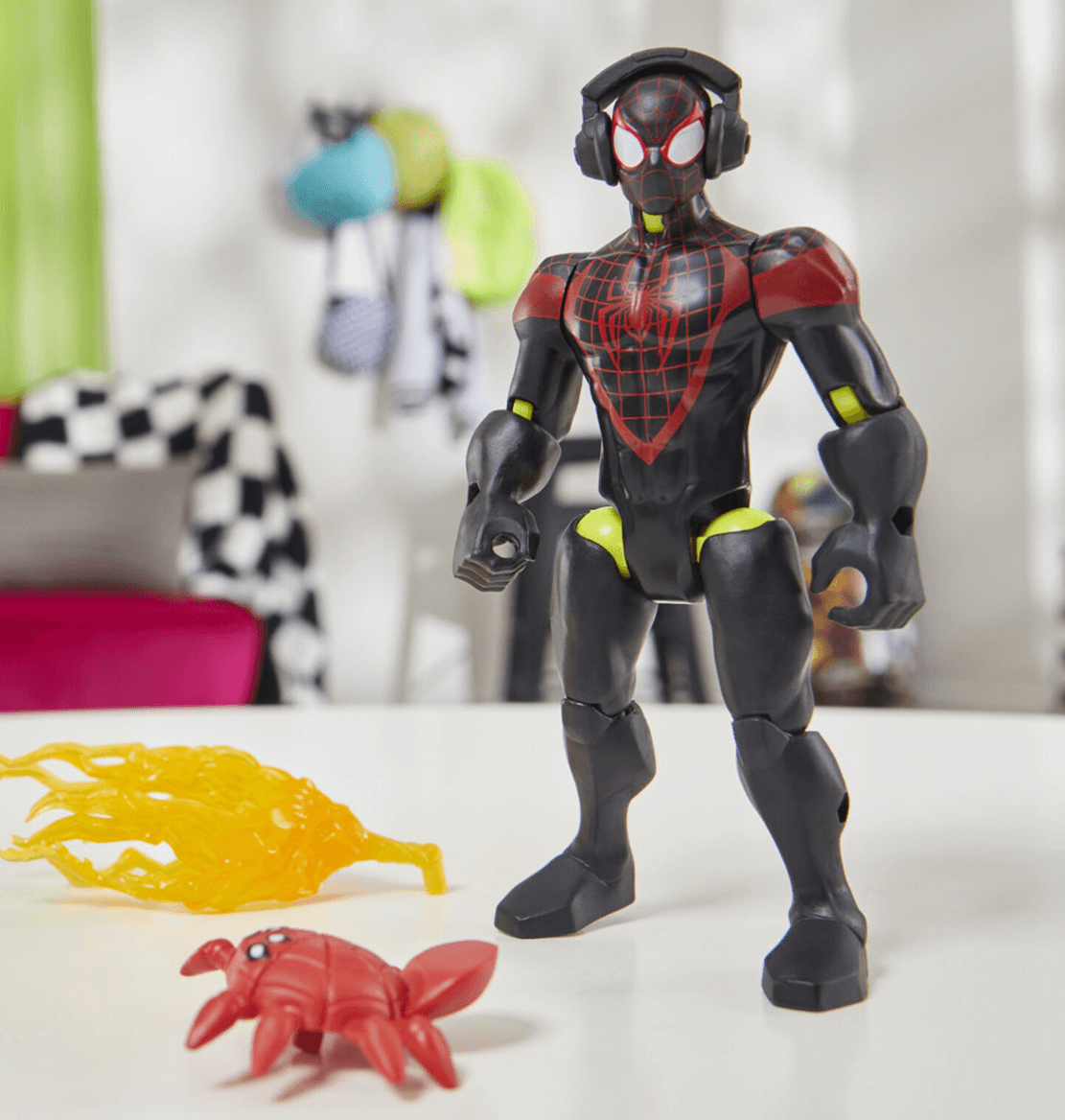 Produktbild Hasbro - MixMashers Marvel Miles Morales Spider-Man Mix-And-Match Action-Figur & Zubehör 3 von 6