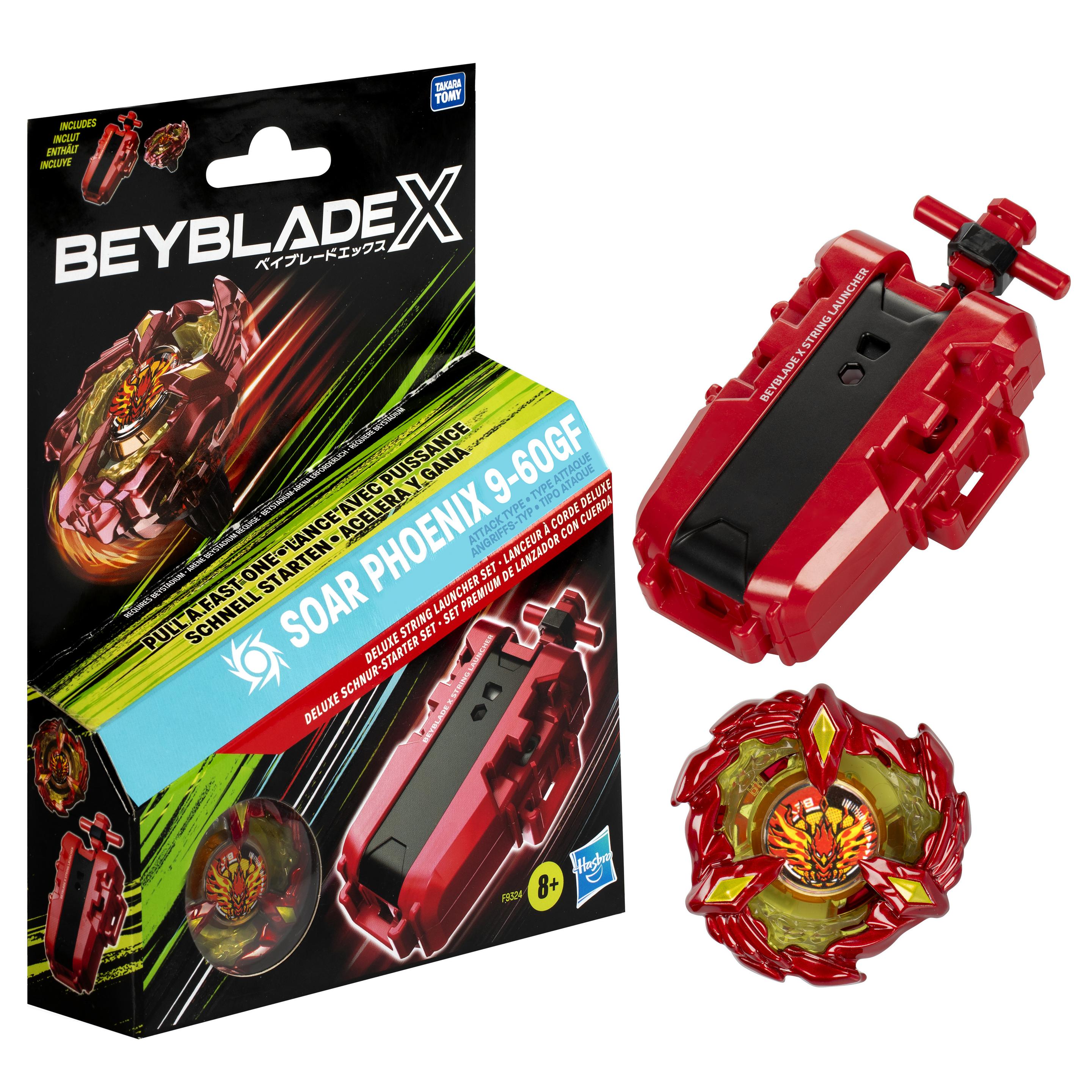 Produktbild Hasbro - Beyblade X Soar Phoenix Deluxe Schnur-Starter Set 12 von 12