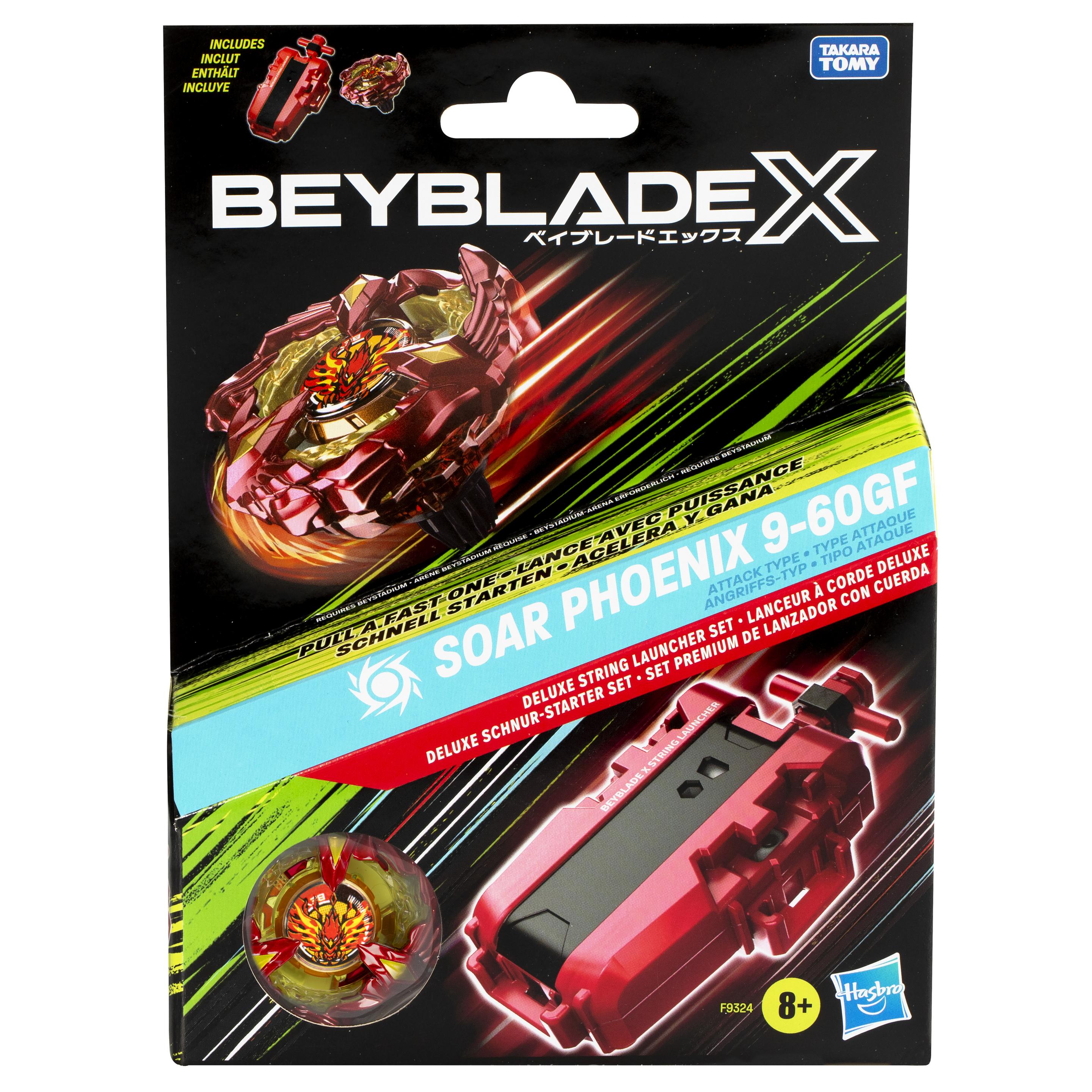 Produktbild Hasbro - Beyblade X Soar Phoenix Deluxe Schnur-Starter Set 2 von 12
