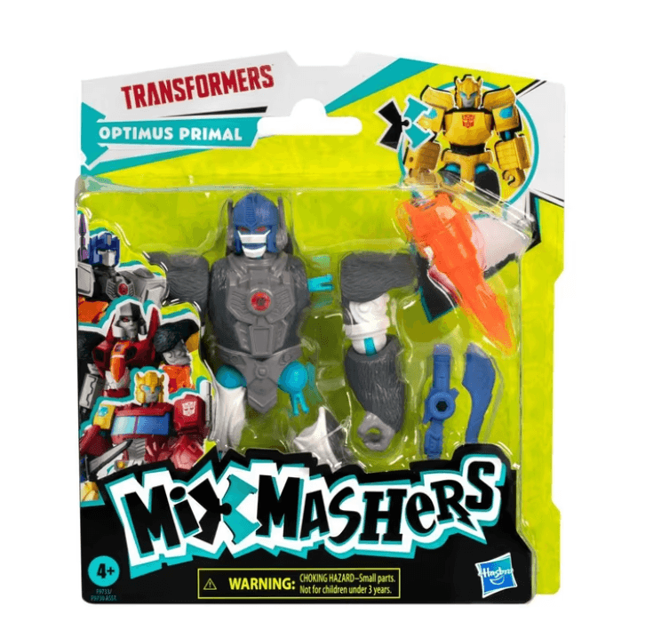 Produktbild Hasbro - MixMashers Transformers Optimus Primal Toy, (12 cm) Mix-&-Match Action Figur 7 von 7