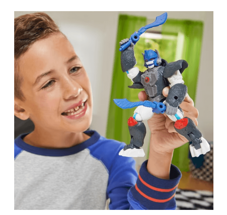 Produktbild Hasbro - MixMashers Transformers Optimus Primal Toy, (12 cm) Mix-&-Match Action Figur 5 von 7