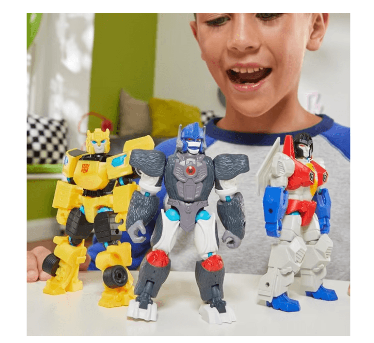 Produktbild Hasbro - MixMashers Transformers Optimus Primal Toy, (12 cm) Mix-&-Match Action Figur 4 von 7