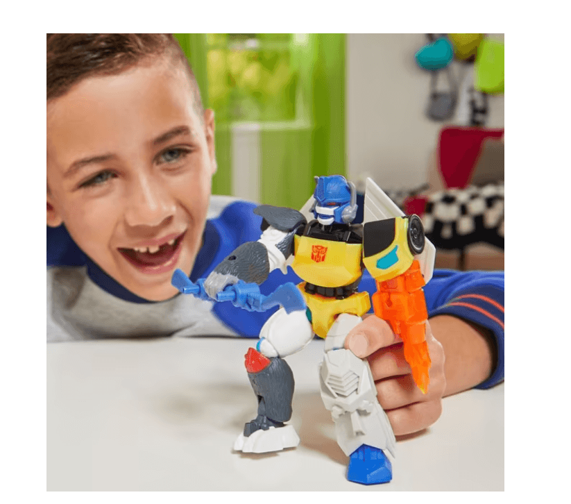 Produktbild Hasbro - MixMashers Transformers Optimus Primal Toy, (12 cm) Mix-&-Match Action Figur 3 von 7
