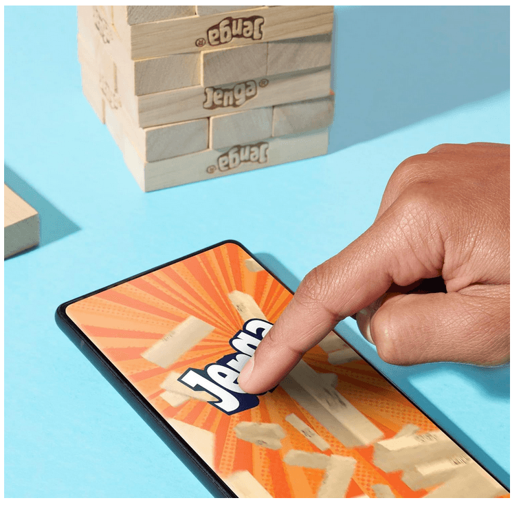 Produktbild Hasbro - Offizielles Hasbro Jenga Spiel mit digitalem Würfel 8 von 11