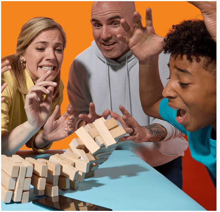 Produktbild Hasbro - Offizielles Hasbro Jenga Spiel mit digitalem Würfel 6 von 11