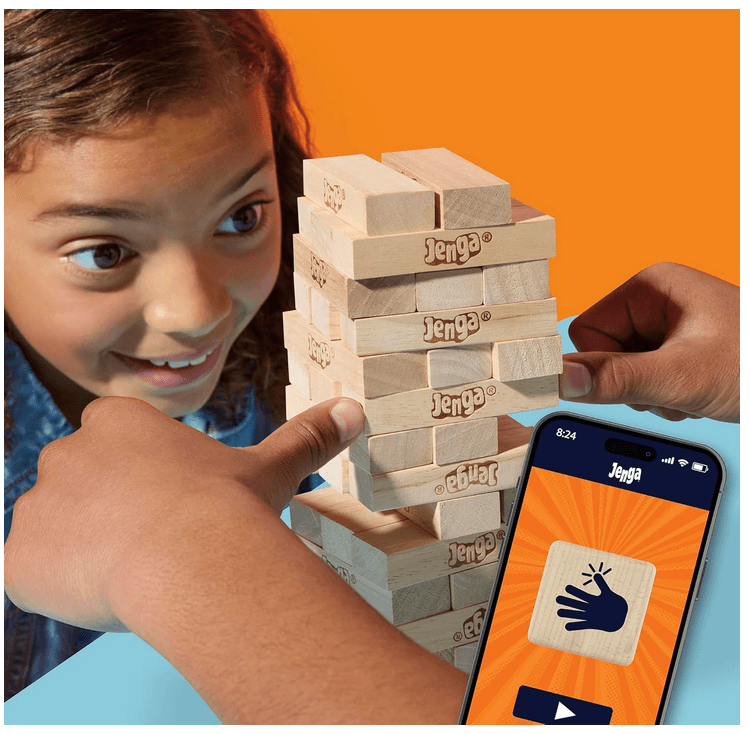 Produktbild Hasbro - Offizielles Hasbro Jenga Spiel mit digitalem Würfel 2 von 11