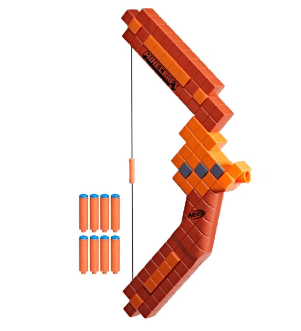 Hasbro - Nerf N Series  Minecraft Bow Dart Blaster – Actionspaß für Minecraft-Fans