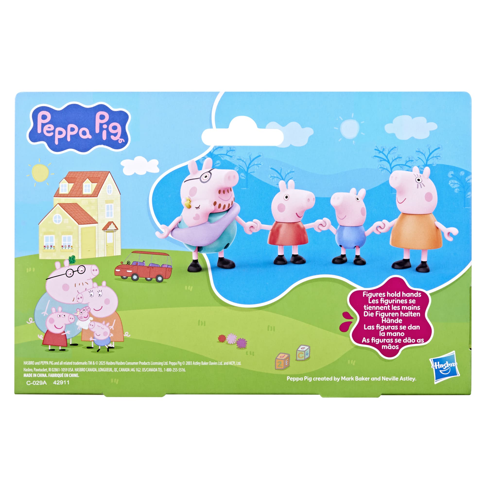 Produktbild Hasbro - Peppa Pig Peppas fünfköpfige Familie 10 von 12