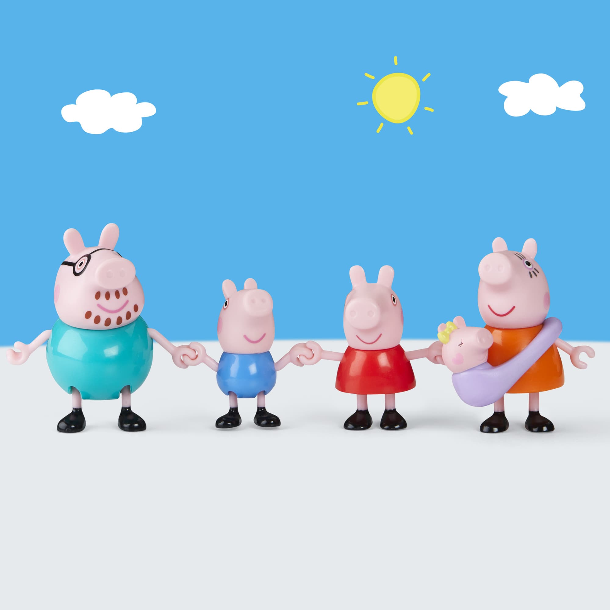 Produktbild Hasbro - Peppa Pig Peppas fünfköpfige Familie 9 von 12