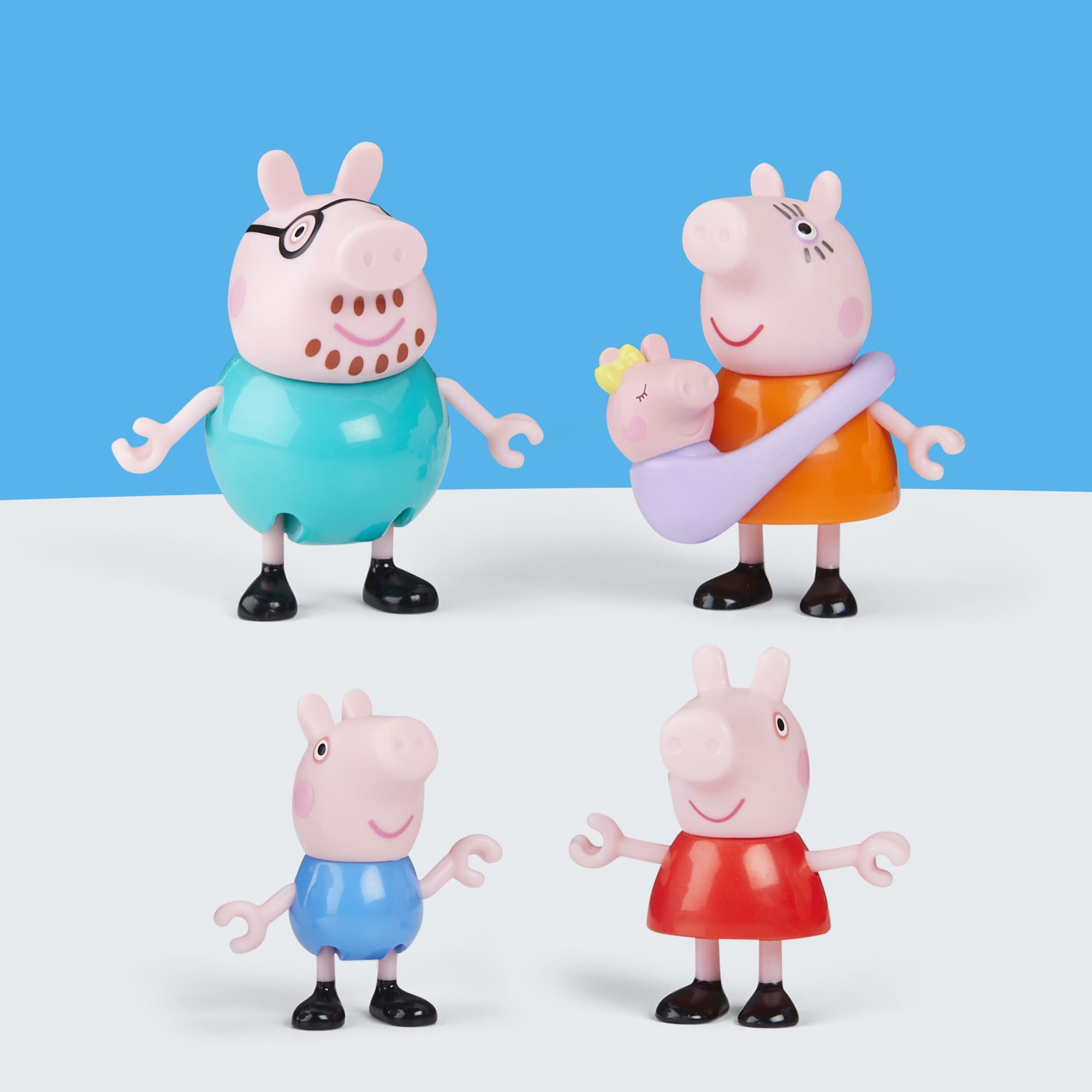 Produktbild Hasbro - Peppa Pig Peppas fünfköpfige Familie 5 von 12