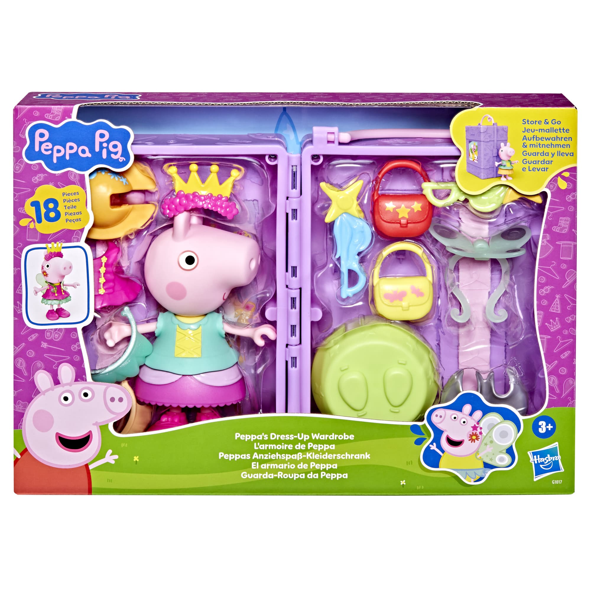 Hasbro - Peppa Pig Peppas Anziehspaß-Kleiderschrank