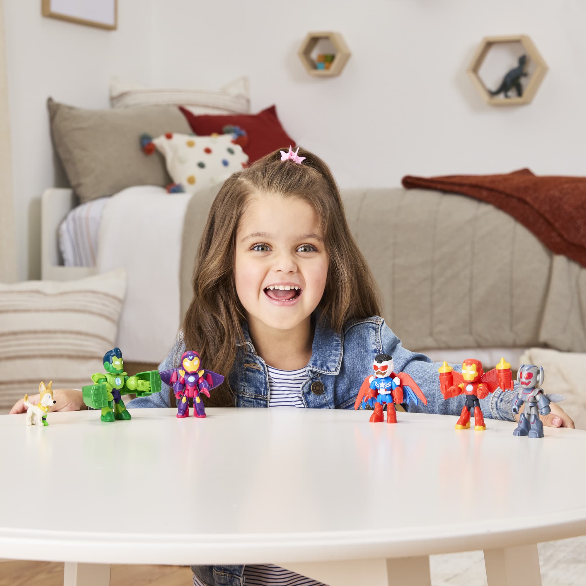Produktbild Hasbro - Marvel Iron Man and his Awesome Friends Superrüstung Avengers Pack Action-Figurenset 6 von 7