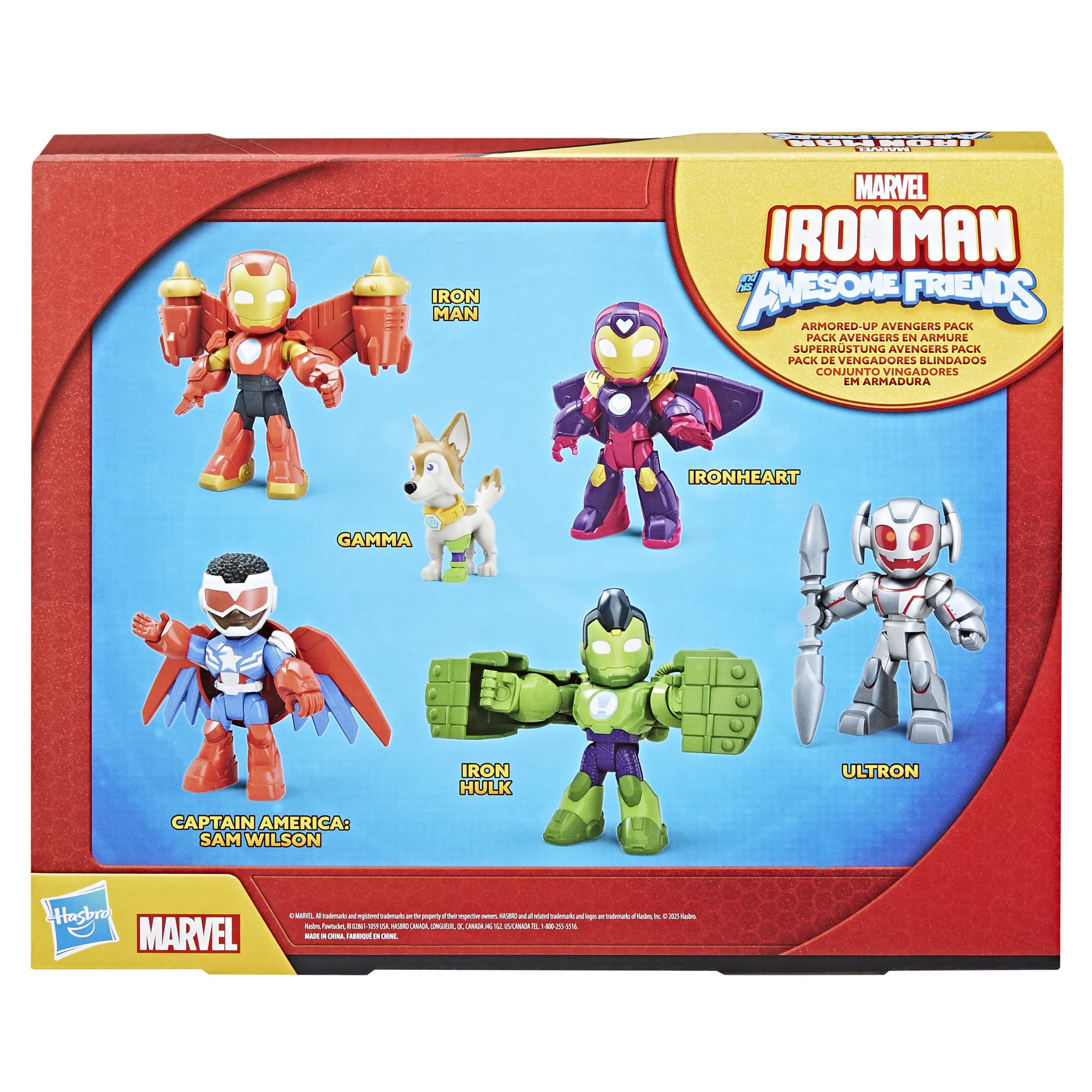 Produktbild Hasbro - Marvel Iron Man and his Awesome Friends Superrüstung Avengers Pack Action-Figurenset 3 von 7