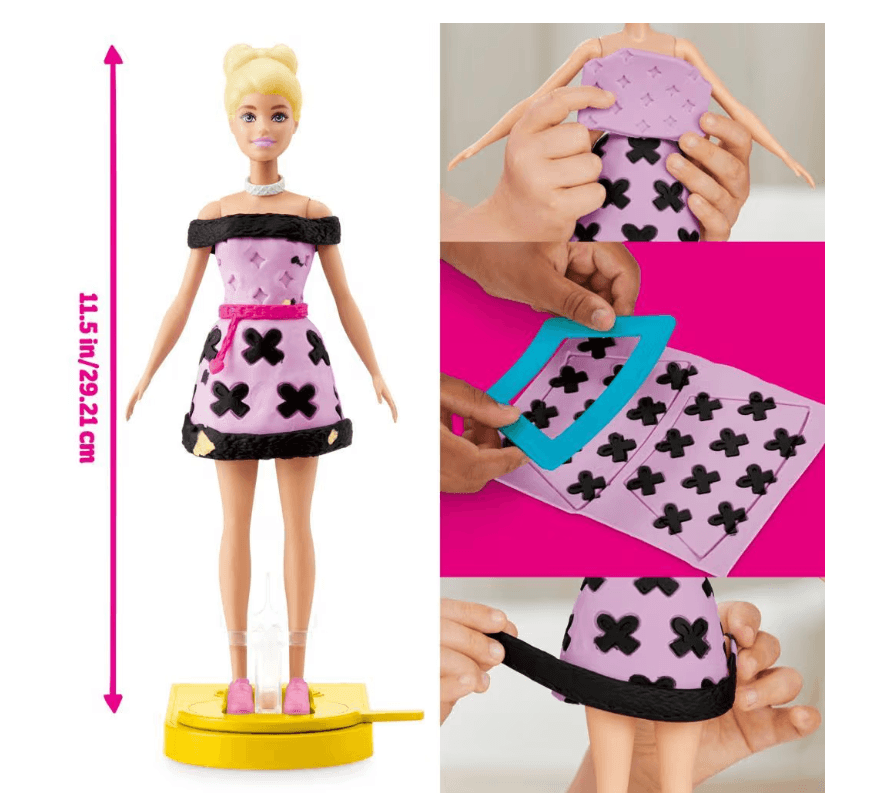 Produktbild Hasbro - Play-Doh Barbie Designer Fashion Show – Dein Laufsteg für kreative Modeideen 6 von 8