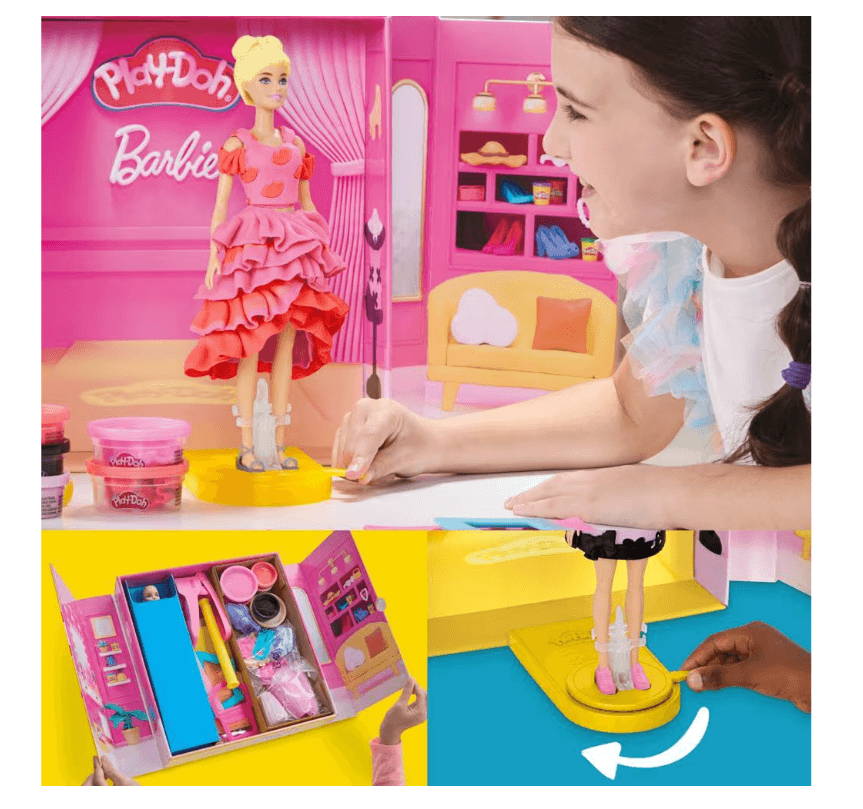 Produktbild Hasbro - Play-Doh Barbie Designer Fashion Show – Dein Laufsteg für kreative Modeideen 3 von 8