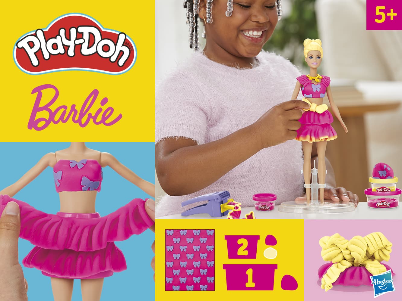 Produktbild Hasbro - Play-Doh Barbie Rüschen & Schleifen 11 von 23