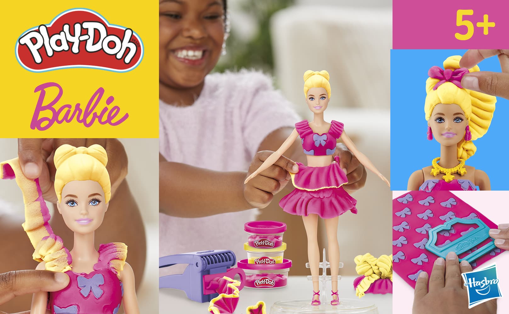 Produktbild Hasbro - Play-Doh Barbie Rüschen & Schleifen 10 von 23