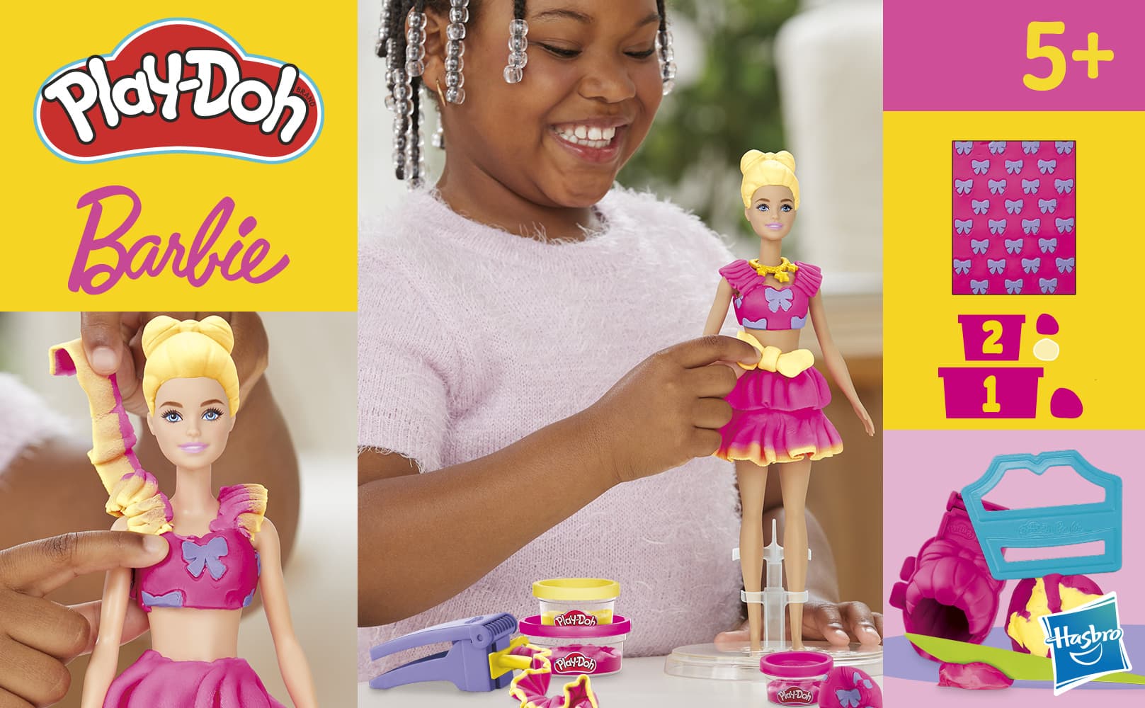 Produktbild Hasbro - Play-Doh Barbie Rüschen & Schleifen 2 von 23