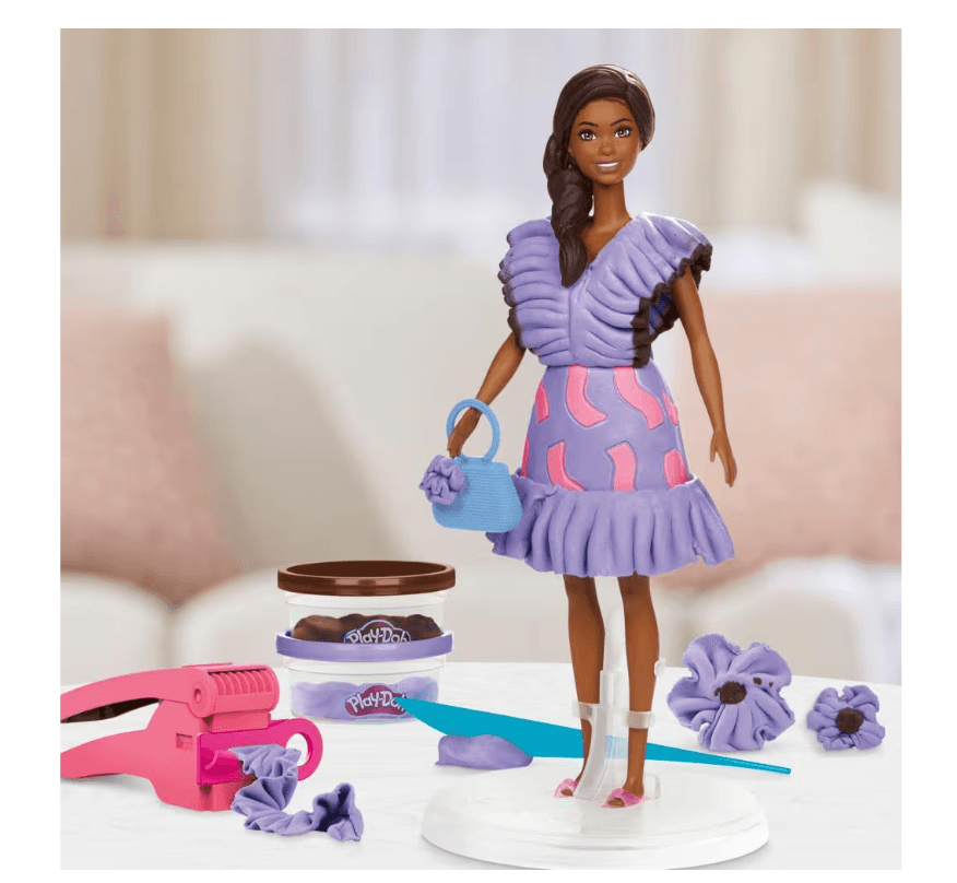 Produktbild Hasbro - Play-Doh Barbie Fashionista Ruffles – Kreatives Mode-Set für kleine Designer:innen 10 von 11