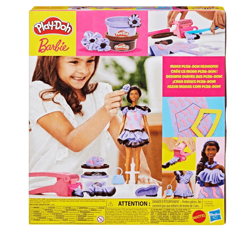 Produktbild Hasbro - Play-Doh Barbie Fashionista Ruffles – Kreatives Mode-Set für kleine Designer:innen 8 von 11