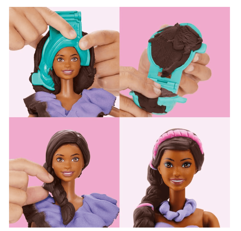 Produktbild Hasbro - Play-Doh Barbie Fashionista Ruffles – Kreatives Mode-Set für kleine Designer:innen 5 von 11