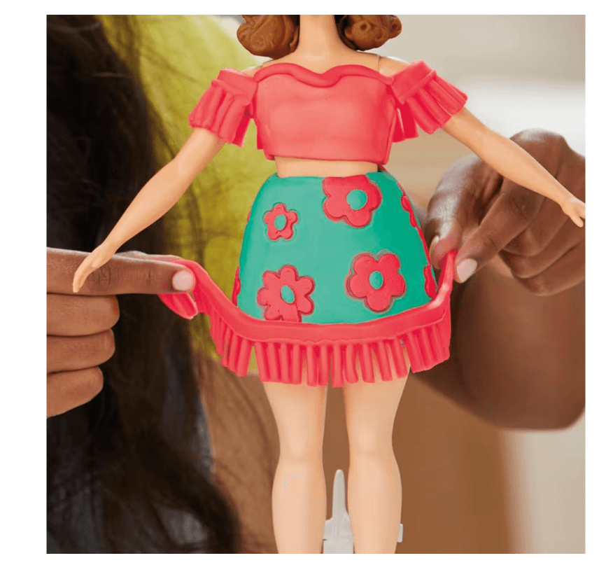 Produktbild Hasbro - Play-Doh Barbie Florals & Fringe – Kreatives Blumendesign für kleine Modefans 11 von 11
