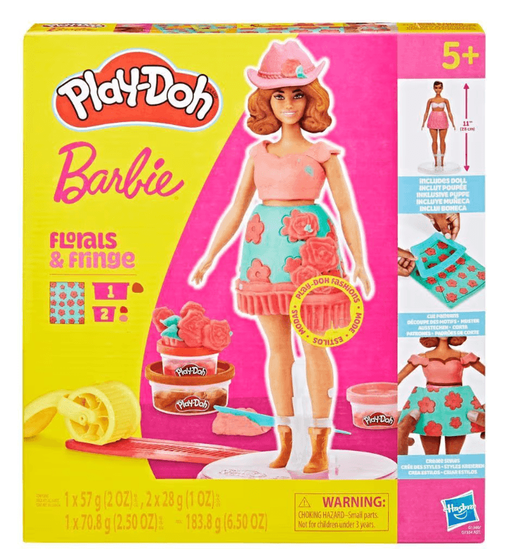 Produktbild Hasbro - Play-Doh Barbie Florals & Fringe – Kreatives Blumendesign für kleine Modefans 9 von 11