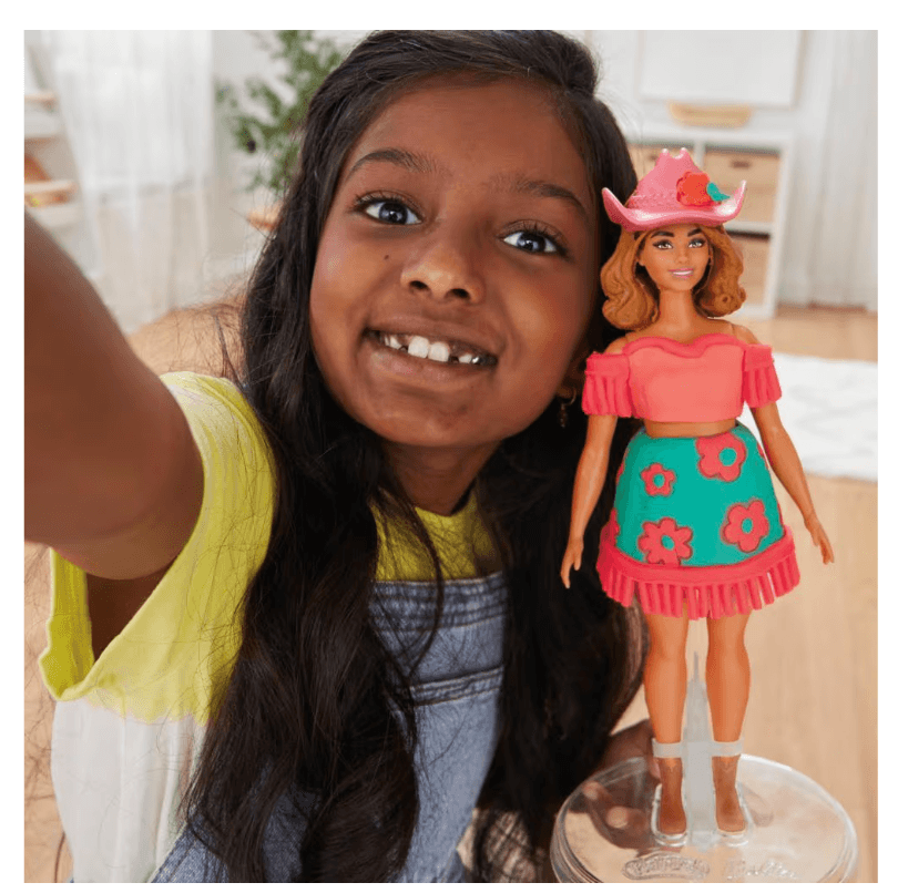 Produktbild Hasbro - Play-Doh Barbie Florals & Fringe – Kreatives Blumendesign für kleine Modefans 6 von 11