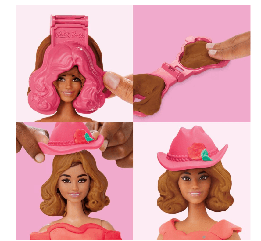 Produktbild Hasbro - Play-Doh Barbie Florals & Fringe – Kreatives Blumendesign für kleine Modefans 5 von 11