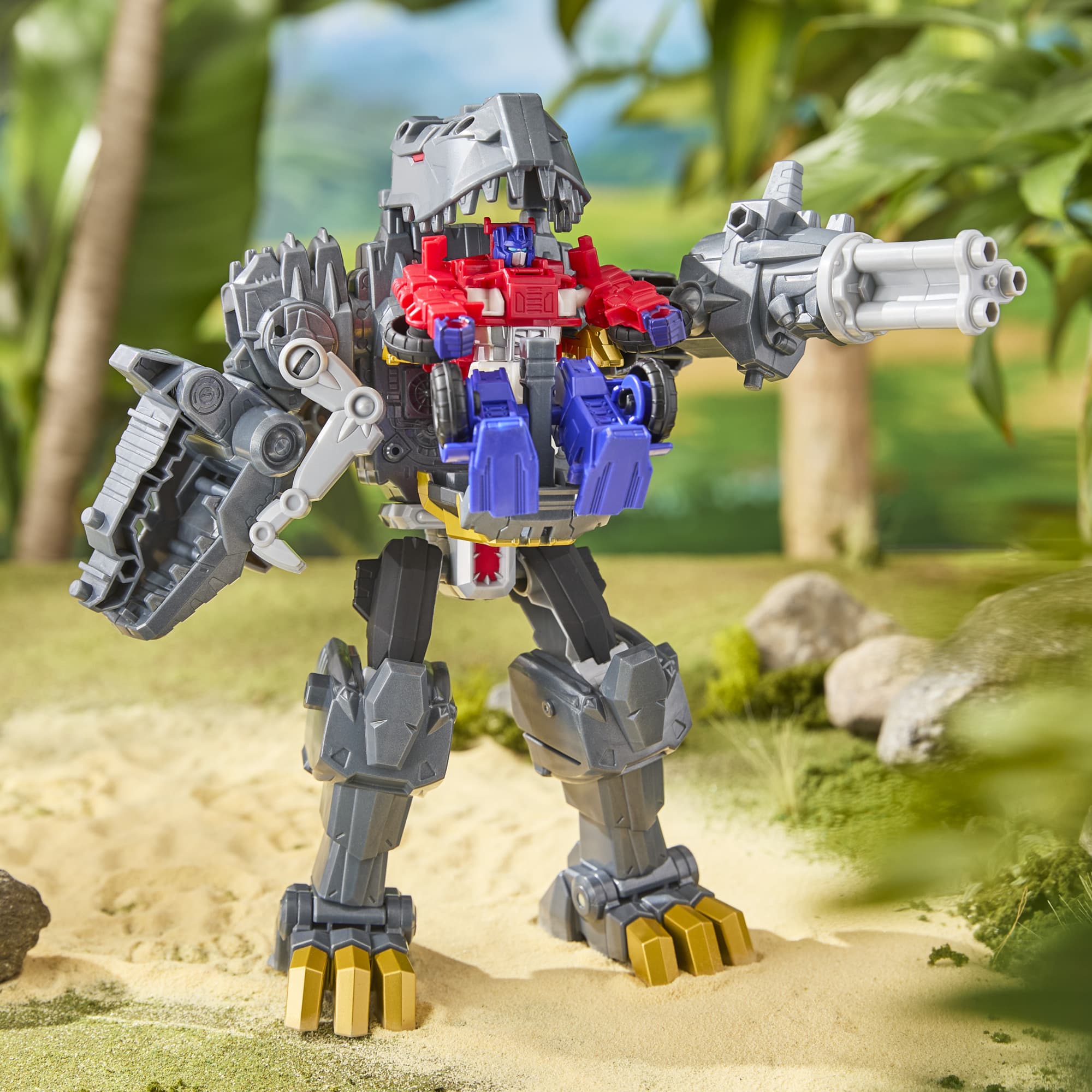 Produktbild Hasbro - Transformers CYBERWORLD Grimlock Chomp & Battle 11 von 15