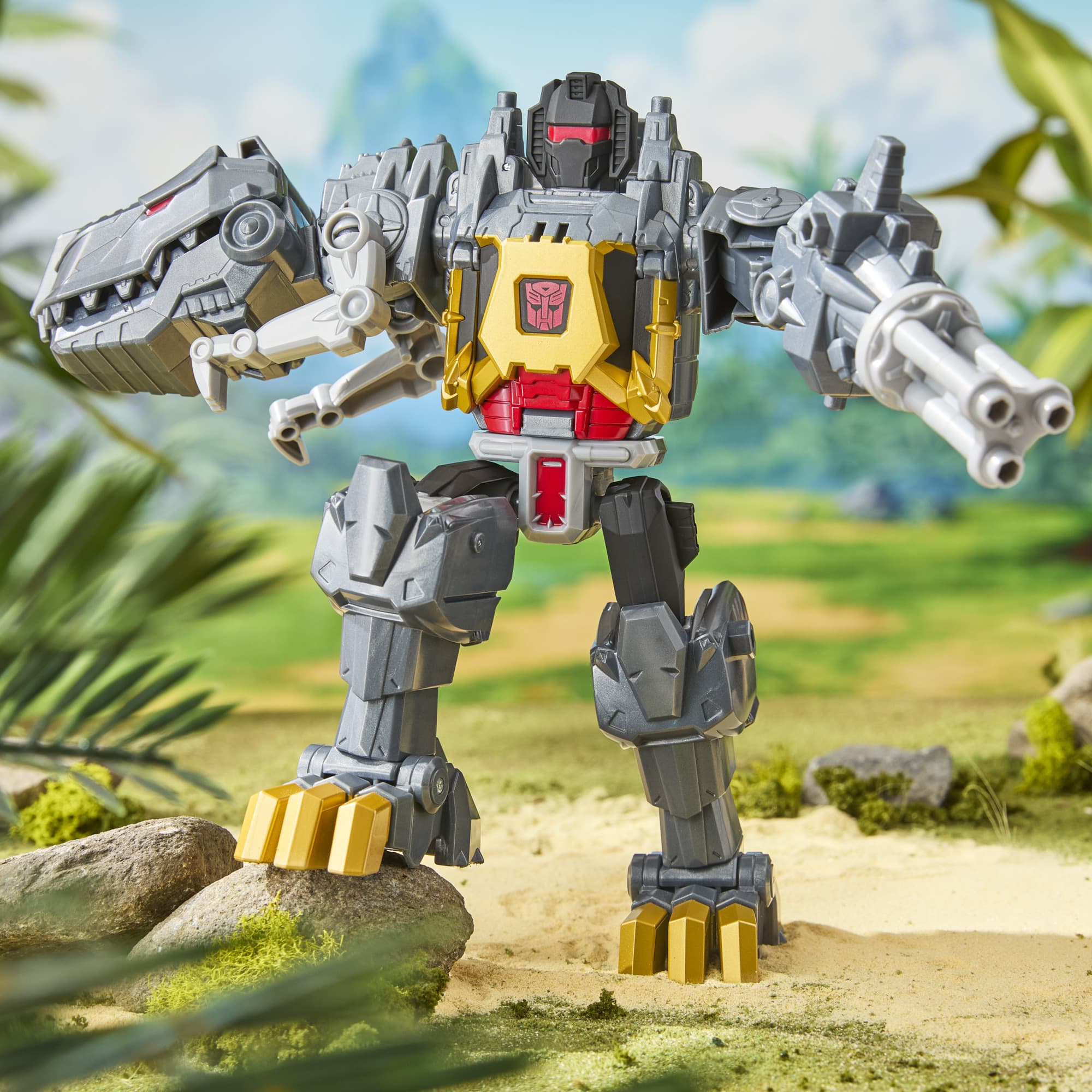 Produktbild Hasbro - Transformers CYBERWORLD Grimlock Chomp & Battle 10 von 15
