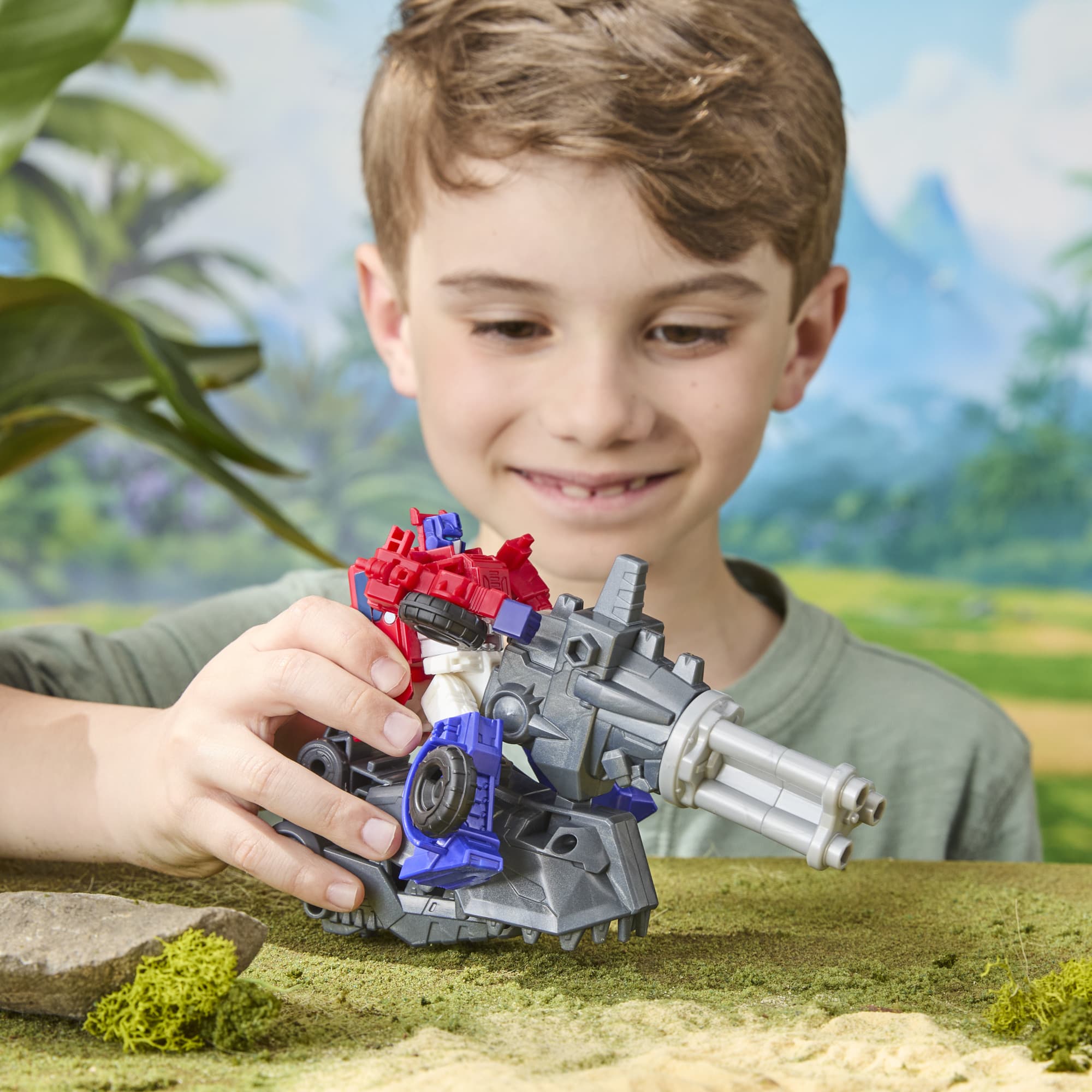 Produktbild Hasbro - Transformers CYBERWORLD Grimlock Chomp & Battle 8 von 15