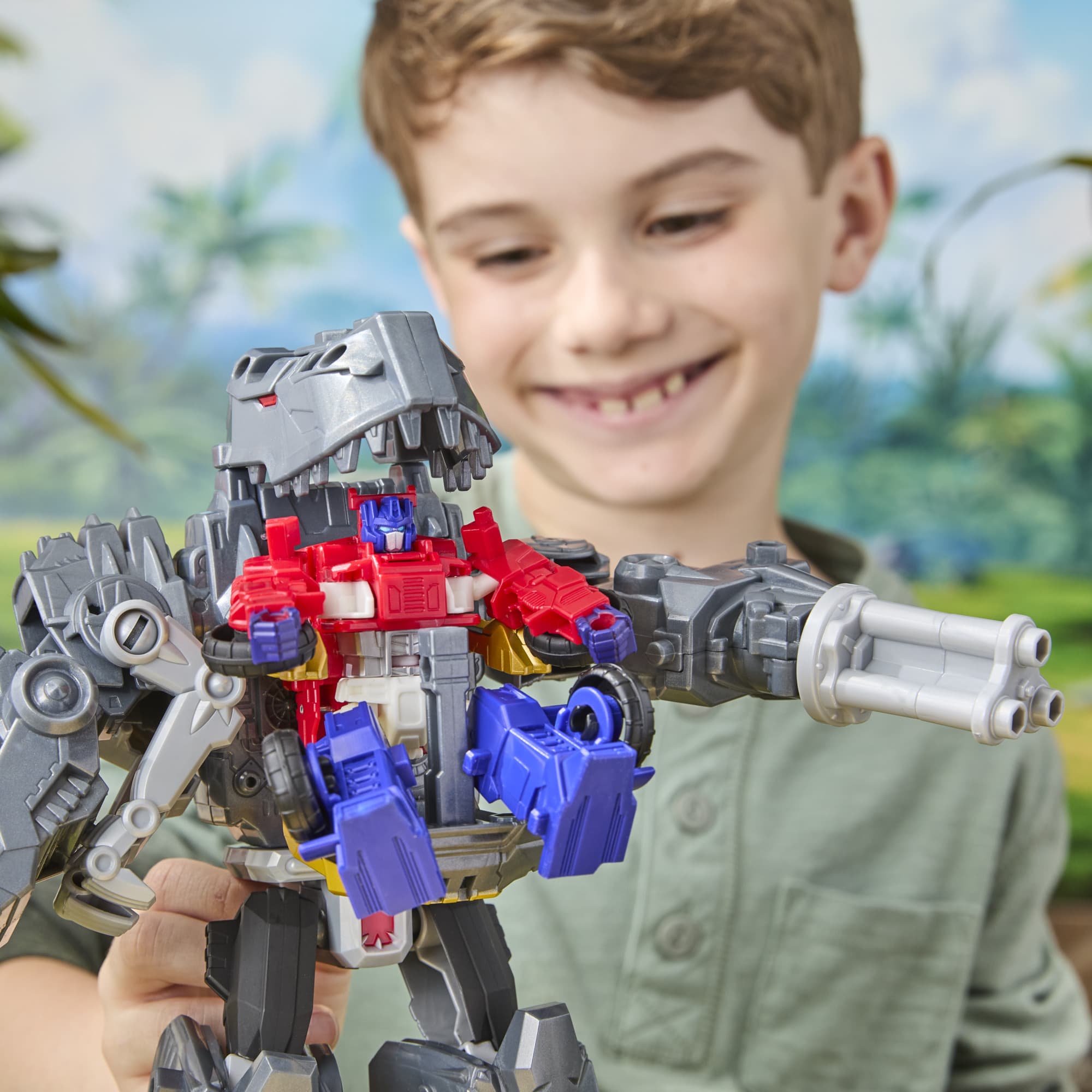 Produktbild Hasbro - Transformers CYBERWORLD Grimlock Chomp & Battle 7 von 15