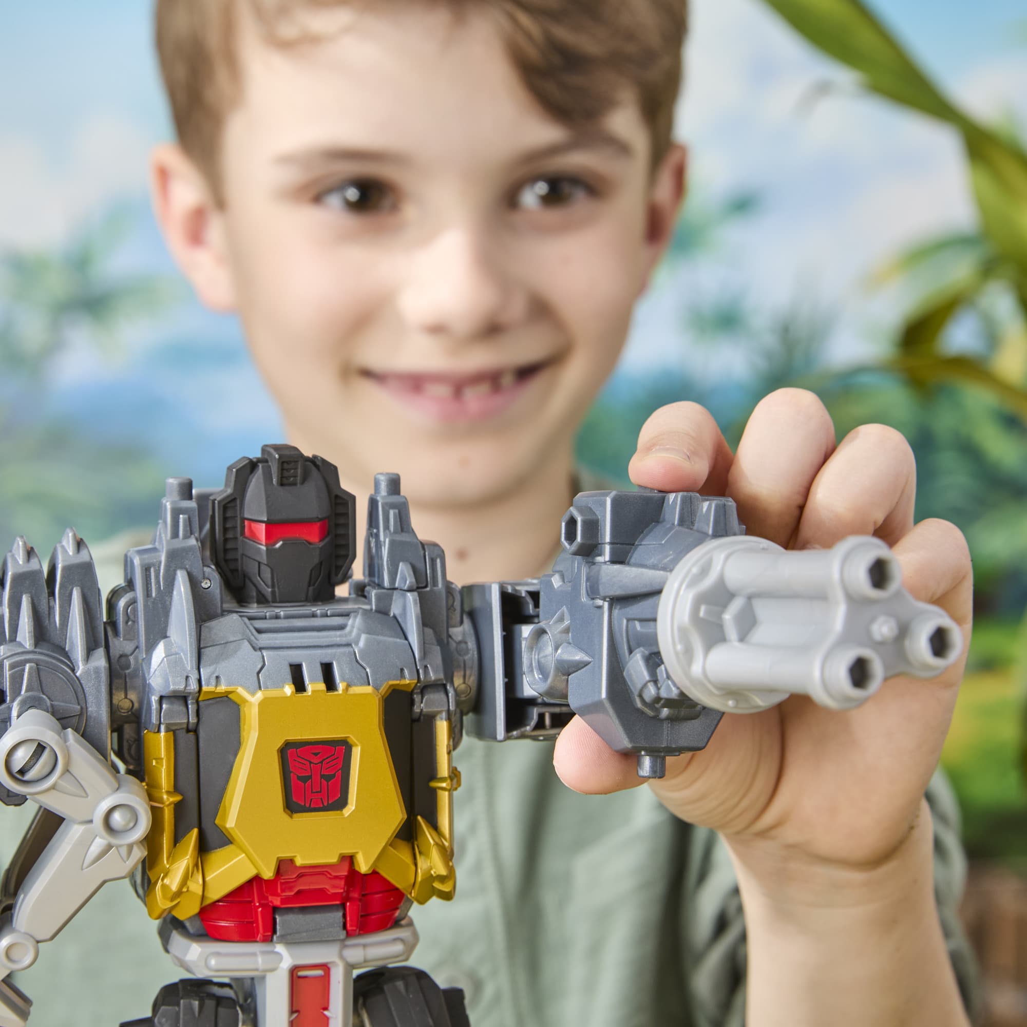 Produktbild Hasbro - Transformers CYBERWORLD Grimlock Chomp & Battle 6 von 15