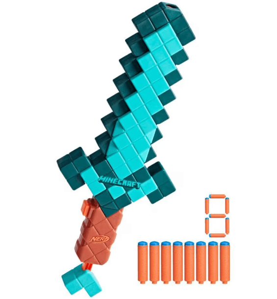 Hasbro - Nerf N Series Minecraft Sword Dart Blaster