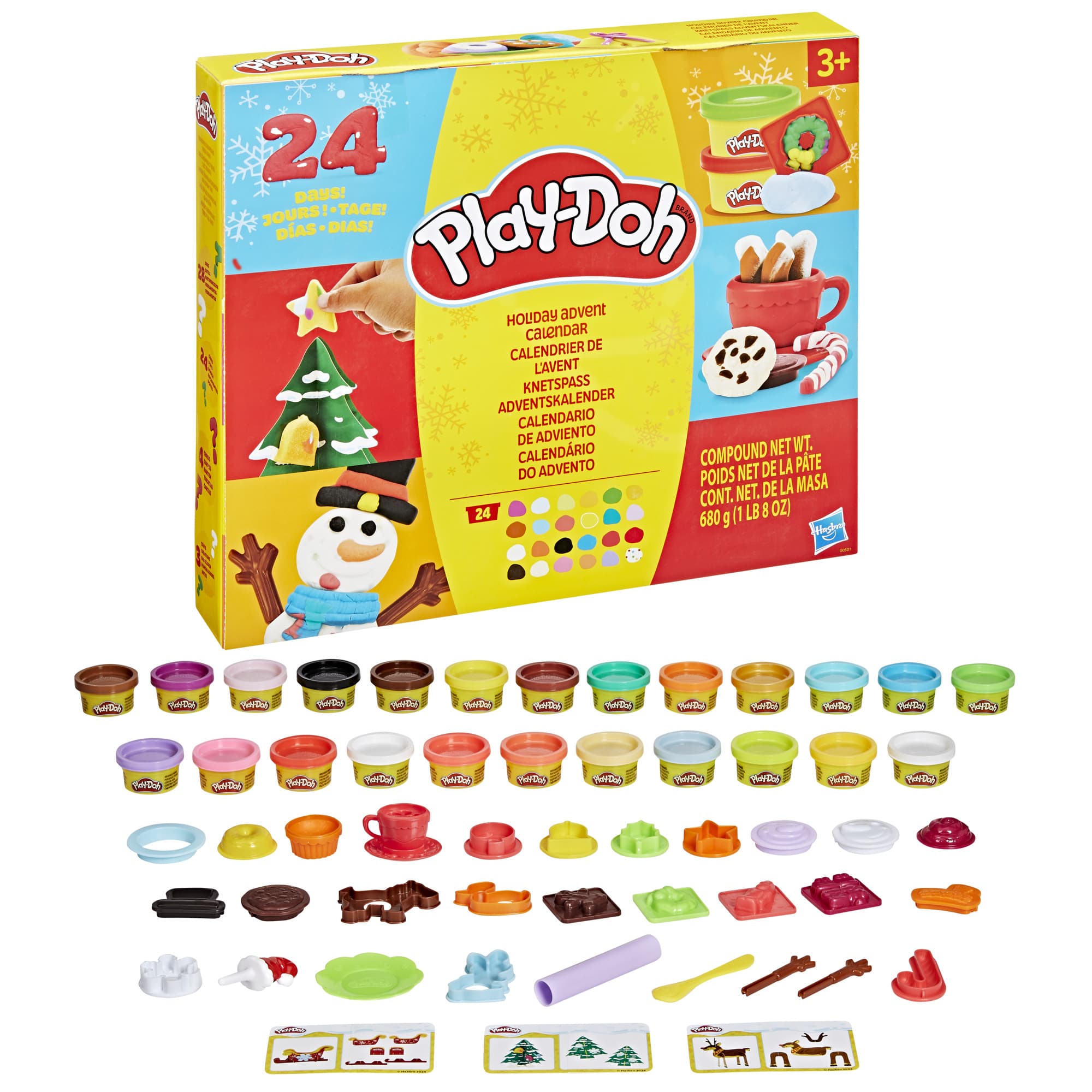 Hasbro - Play-Doh Knetspaß Adventskalender