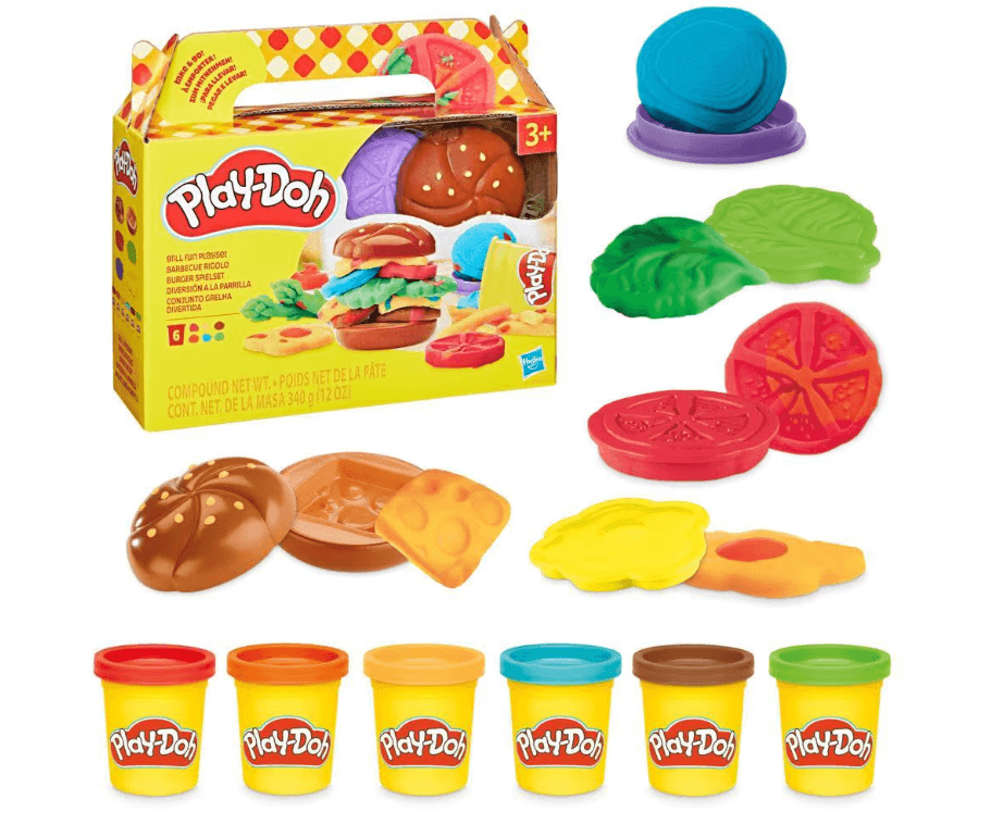 Hasbro - Play-Doh Grill 'n Stamp Spielset – Kreativer Grillspaß für Kinder ab 3 Jahren