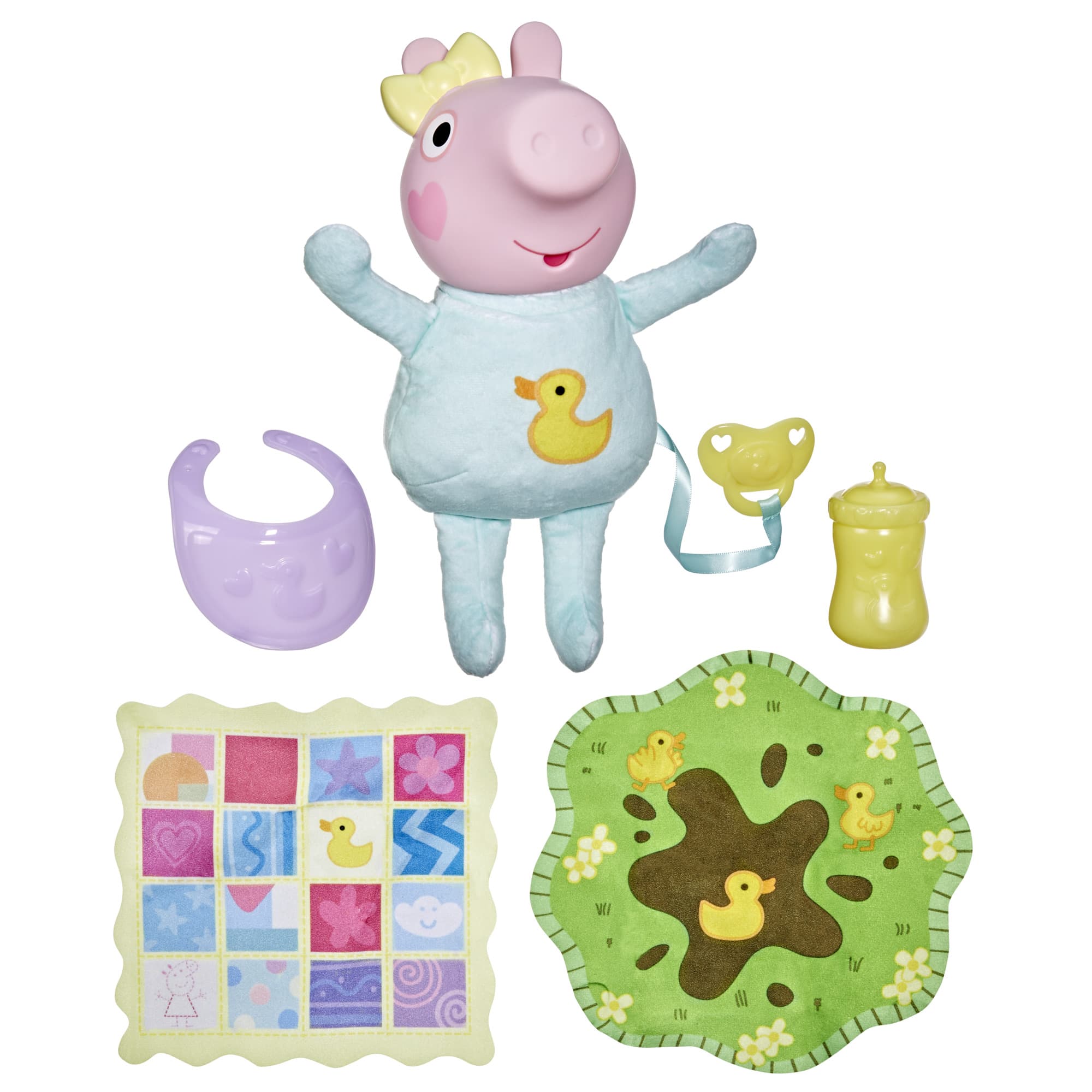 Produktbild Hasbro - Peppa Pig Grunz und Kuschel Evie interaktive Babypuppe 12 von 15