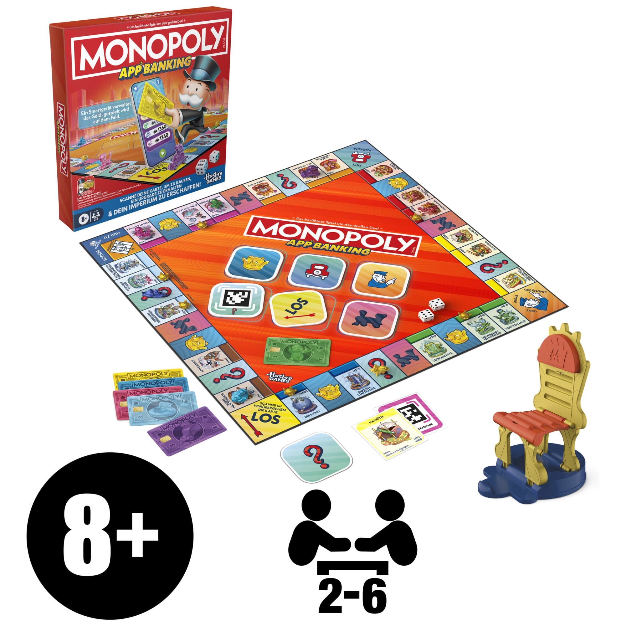 Produktbild Hasbro Gaming - Monopoly App Banking 12 von 21