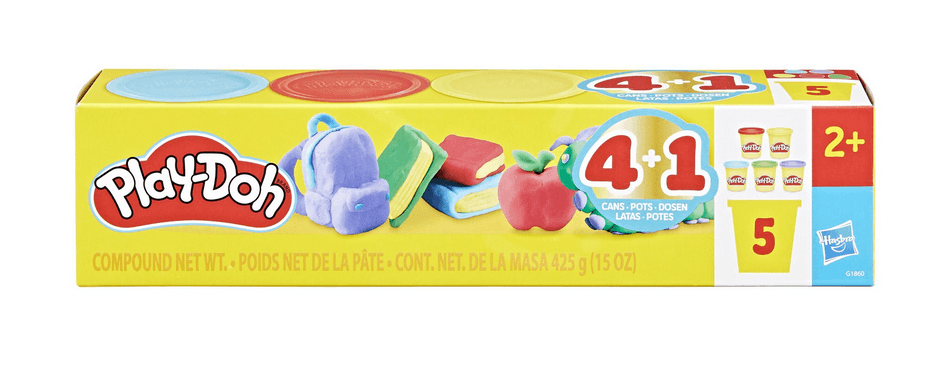 Produktbild Hasbro - Play-Doh 5er-Pack Schulspaß, zum Kneten & Spielen für Kinder 4 von 4