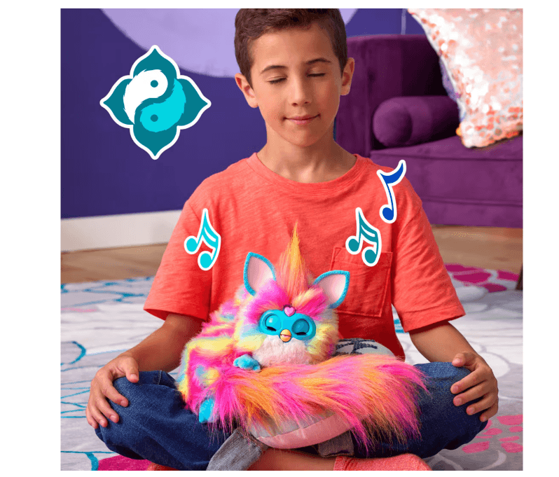 Produktbild Hasbro - Furby DJ Furby interaktives Spielzeug, Regenbogen 3 von 5