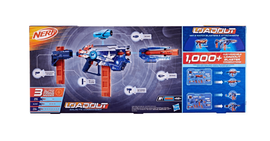 Produktbild Hasbro - Nerf N Series Loadout Galactic Commander Blaster – Mit 48 N-1 Darts für maximale Action 8 von 9