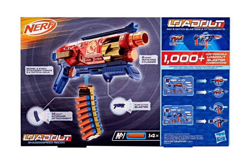 Produktbild Hasbro - Nerf N Series Loadout Shadowspeed Recon – Präzision, Power und Style in einem Blaster 8 von 11