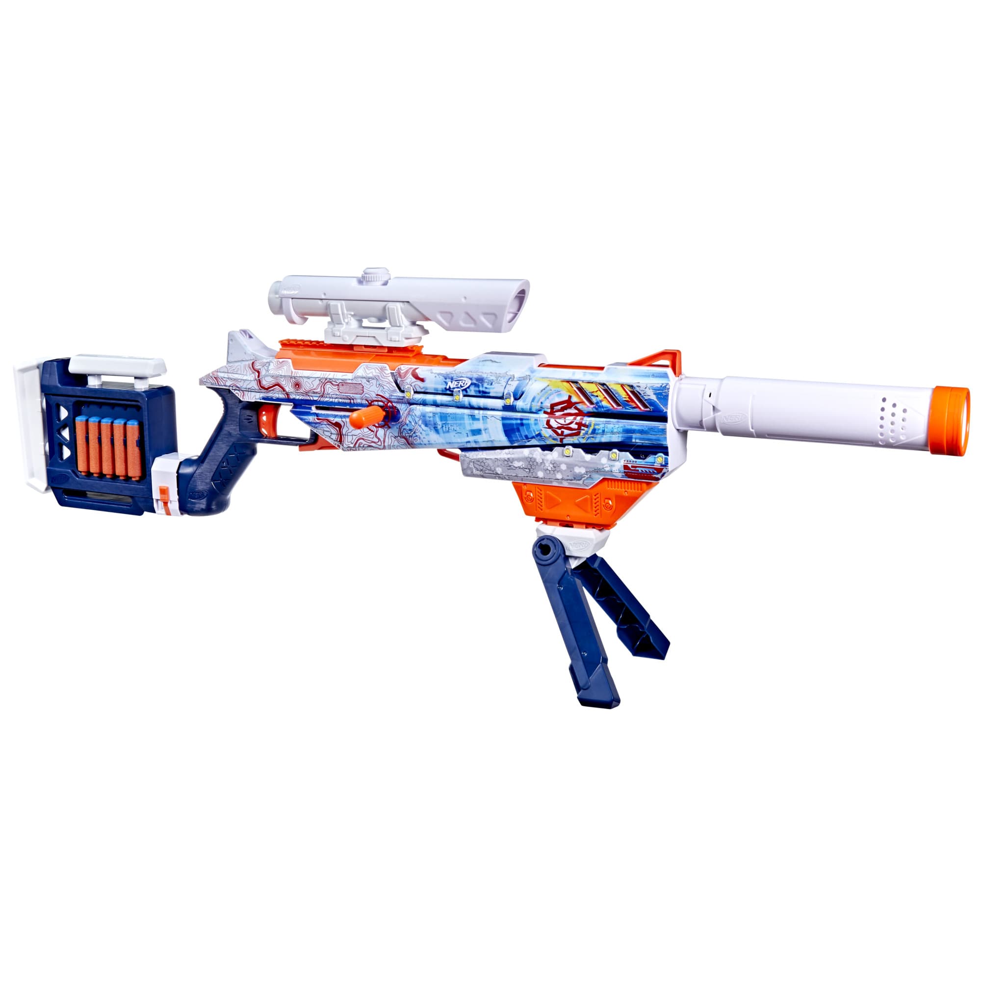 Produktbild Hasbro - Nerf N Series Loadout Arctic Zerostriker Blaster und N1 Darts 15 von 17