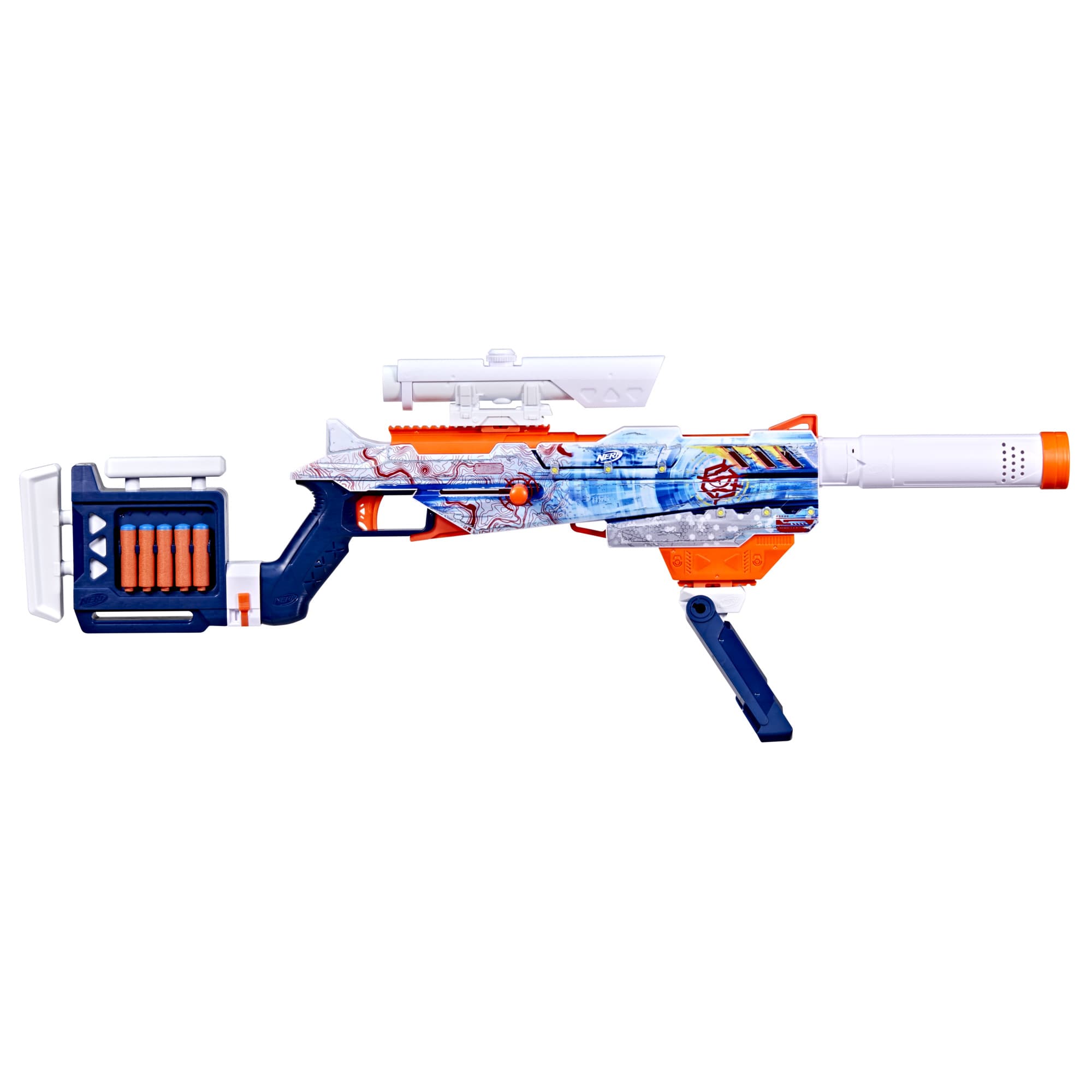 Produktbild Hasbro - Nerf N Series Loadout Arctic Zerostriker Blaster und N1 Darts 13 von 17