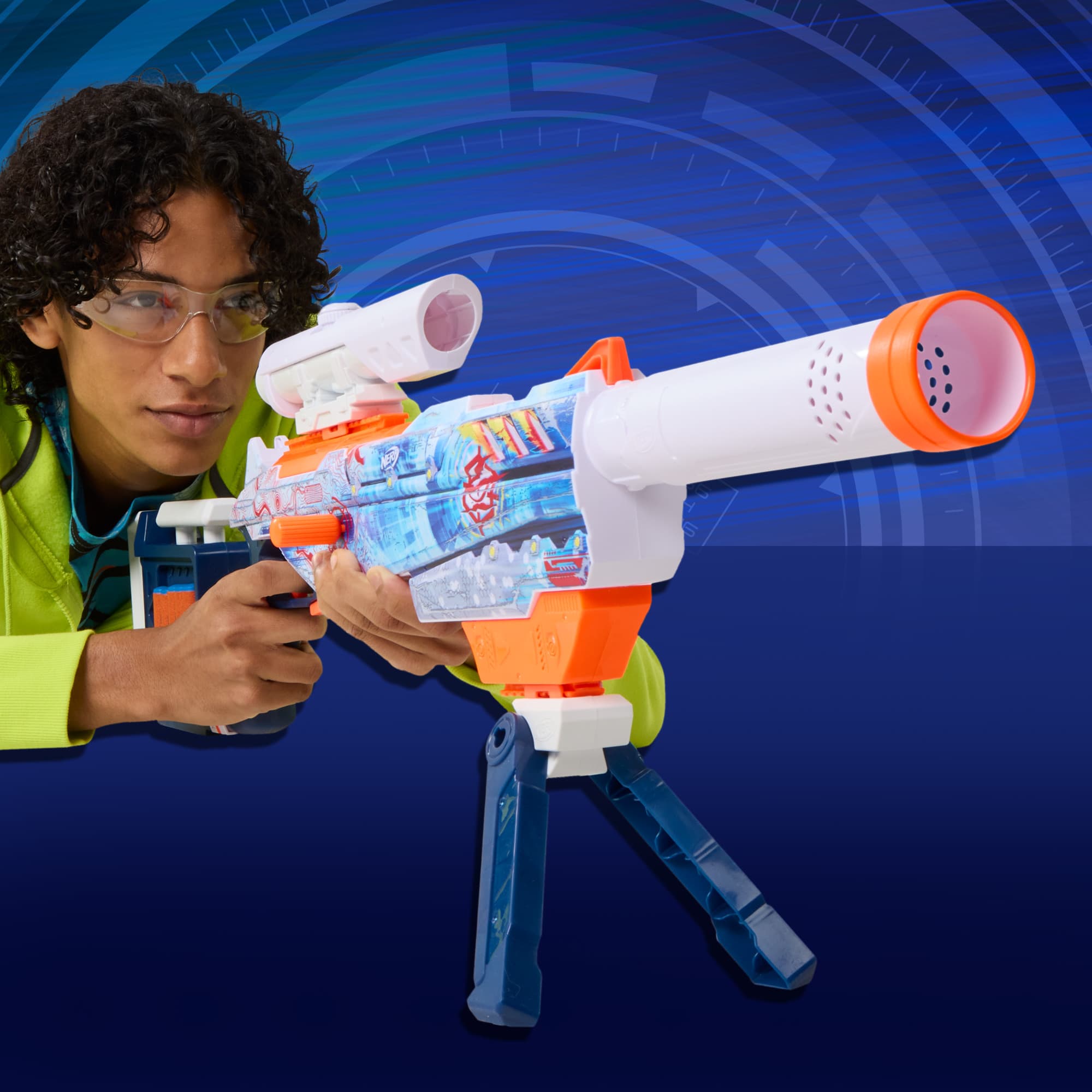 Produktbild Hasbro - Nerf N Series Loadout Arctic Zerostriker Blaster und N1 Darts 5 von 17