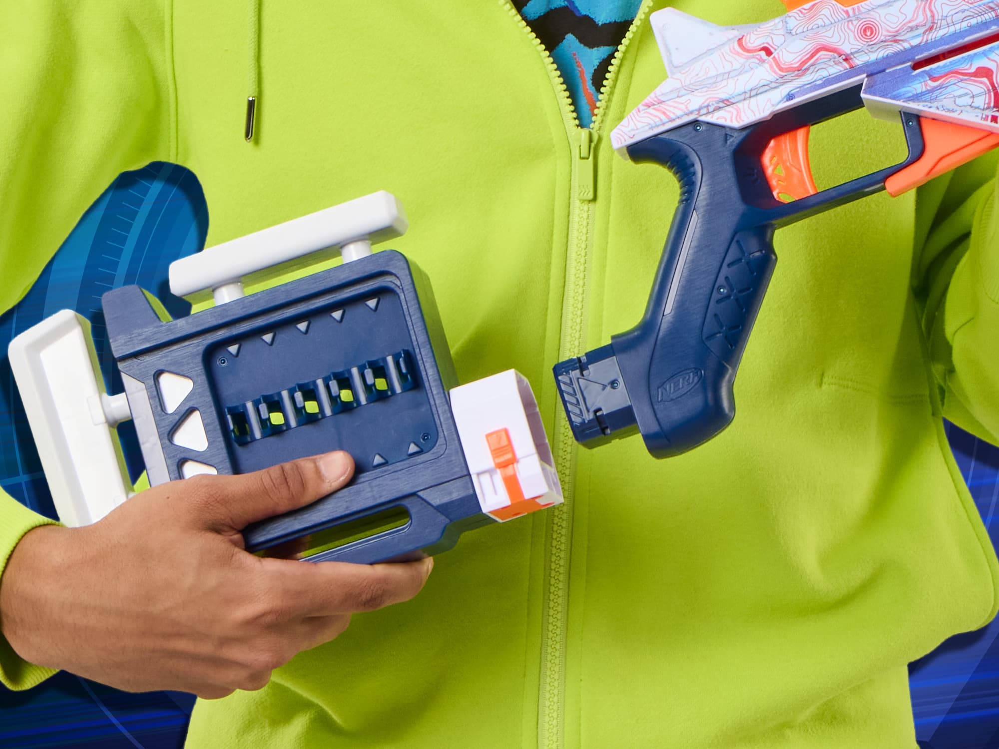 Produktbild Hasbro - Nerf N Series Loadout Arctic Zerostriker Blaster und N1 Darts 4 von 17