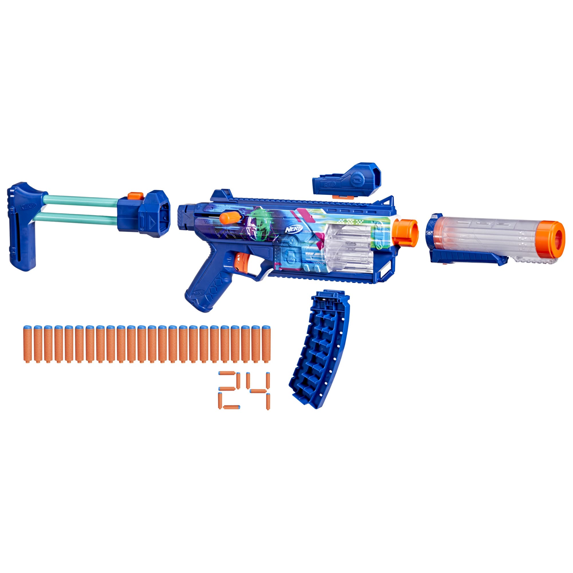 Produktbild Hasbro - Nerf N Series Loadout Cyberlight Ghost Blaster und N1 Darts 15 von 18