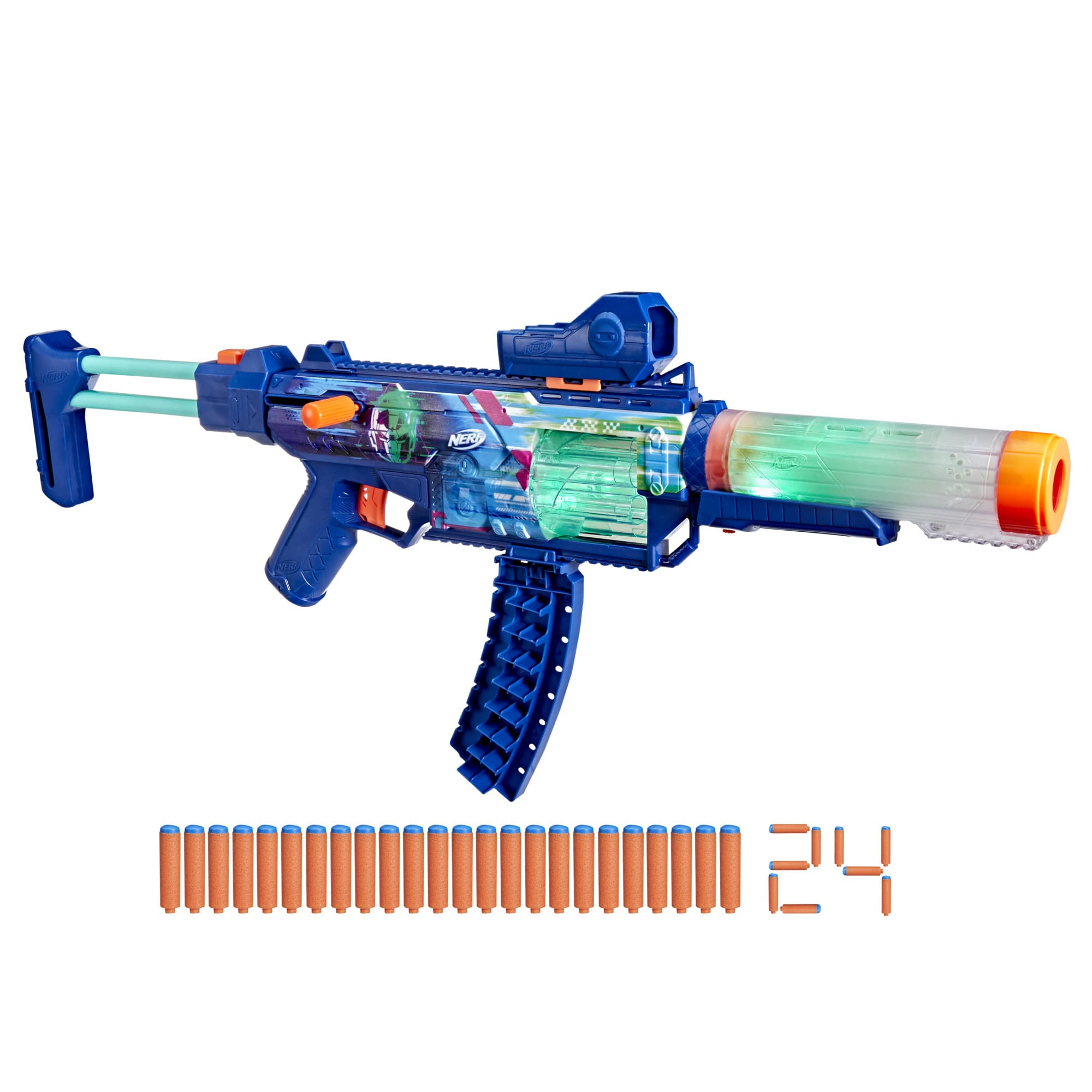 Produktbild Hasbro - Nerf N Series Loadout Cyberlight Ghost Blaster und N1 Darts 12 von 18